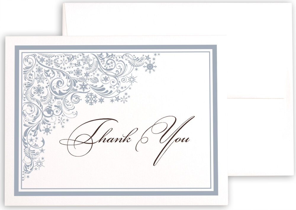 Photograph of Snowstorm Thank You Notes
