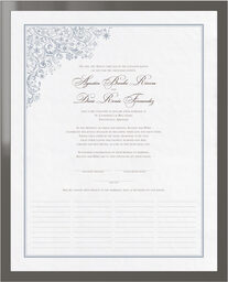 Photograph of Snowstorm 02 Wedding Certificates