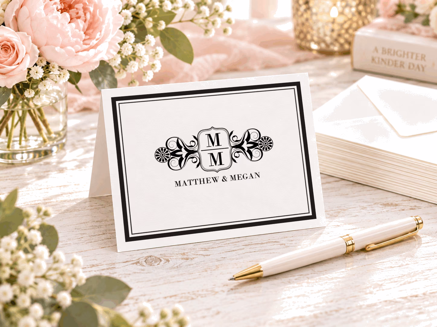 Example thank you notes design