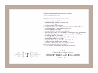 10th Anniversary-A Good Marriage Certificate