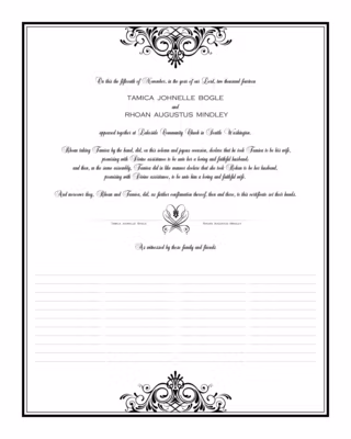 Accordion Certificate