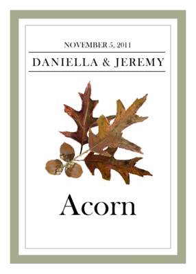 Fruit, Vegetables, Nuts & Grains Table Names