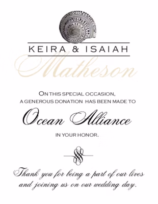 Antique Seashell Collector Donation Cards