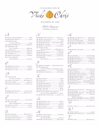 Yellow Aspen Leaves Seating Chart