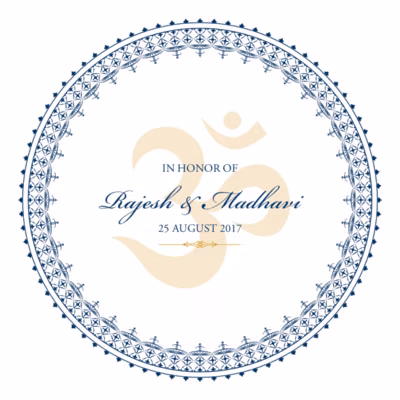 Aum Watermark Wedding Programs