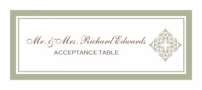 Christian Crosses Place Cards