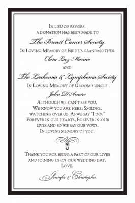 Bickham and Garamond Donation Cards