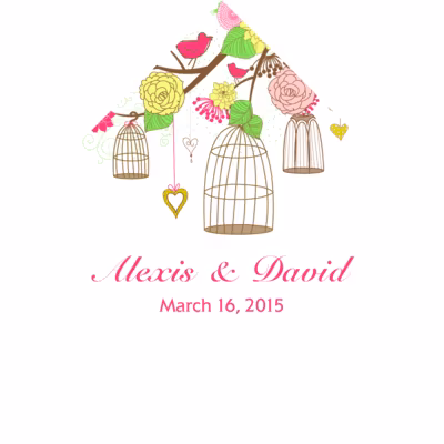 Bird Cages Favor Tags