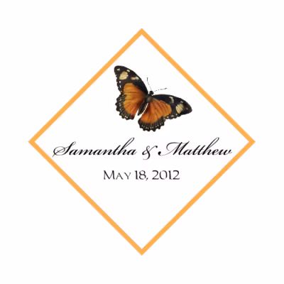 Butterfly Wishes Favor Tags
