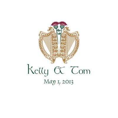 Celtic Harp and Thistle