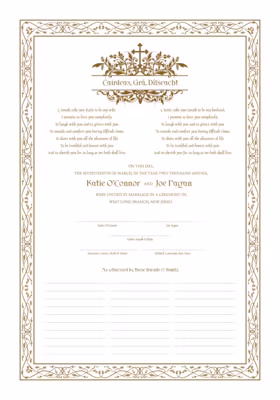 Peace In Ireland Certificate
