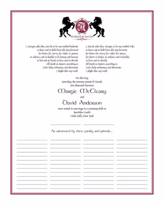 Chevalier Certificate
