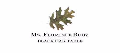 Black Oak Colorful Leaf Place Cards