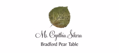 Bradford Pear Colorful Leaf Place Cards