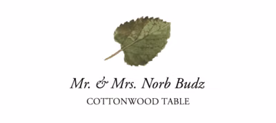 Cottonwood Colorful Leaf Place Cards