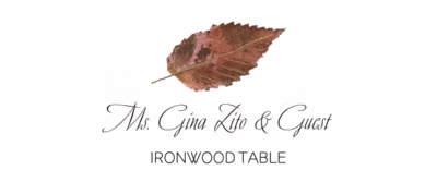 Ironwood Colorful Leaf Place Cards