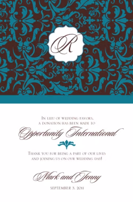 Daily Damask Donation Cards
