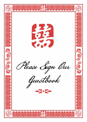 Chinese Double Happiness 07 Table Names