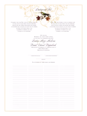 Fall Indy Flourish Certificate