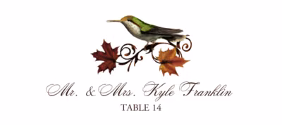Fall Indy Place Cards
