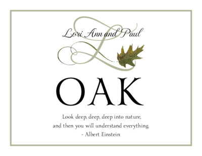 Wispy Oak Leaf
