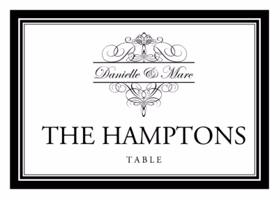 Flourish Monogram 01 Table Names