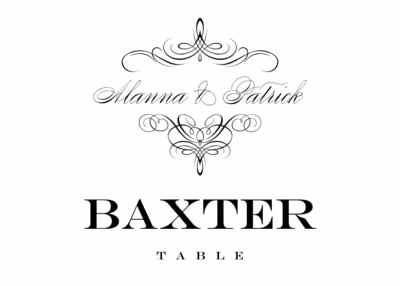 Flourish Monogram 02 Table Names