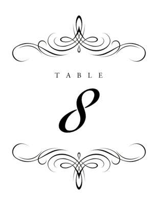Flourish Monogram 10