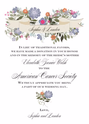 Garden Flurry Donation Cards