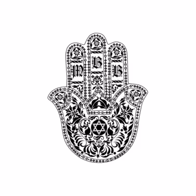 Hand of Miriam Favor Tags