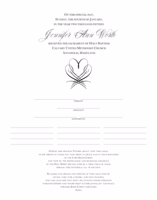 Heart Swirl Certificate