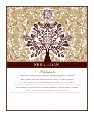 My Paisley Life Saptapadi-Seven Steps Certificate