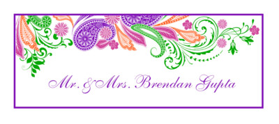 Paisley Garden - Pink & Purple