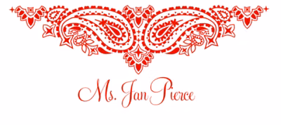Paisly Bandana Monogram Place Cards