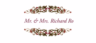 Taj Mahal Flourish Place Cards