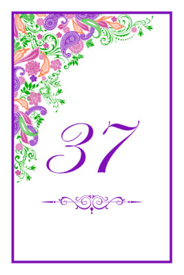 Paisley Garden - Pink & Purple
