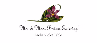 Laelia Violet Place Cards