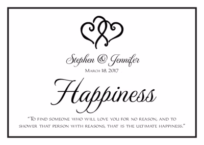 Linked Hearts Memorabilia Cards