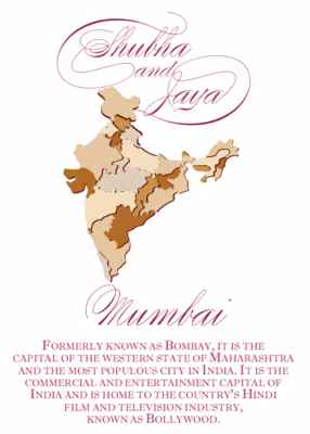 Map Of India Memorabilia Cards