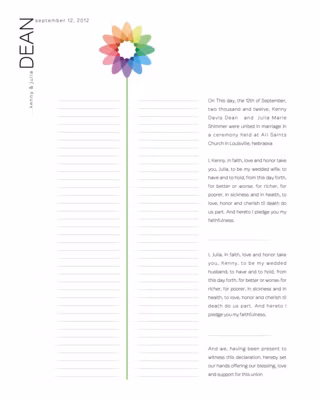 Bubble Bloom Certificate