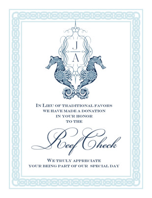 Seahorse Flourish Frame