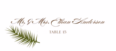 Peaceful Autumn 02 Place Cards