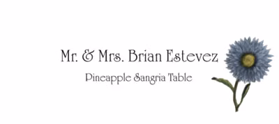 Pineapple Sangria Place Cards