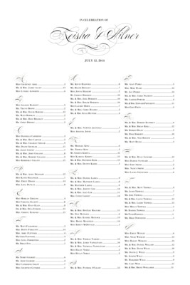 Poem Script Monogram