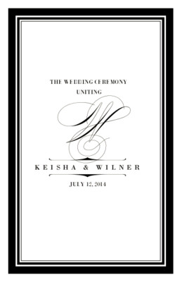 Poem Script Monogram