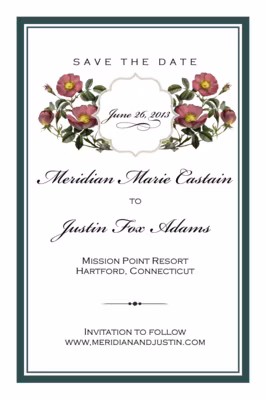 Rose Garden Save the Dates