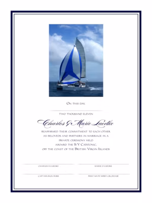 Hobbies (Photo) Reaffirmation Certificate