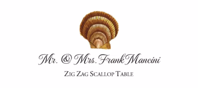 Seashell Assortment Place Cards