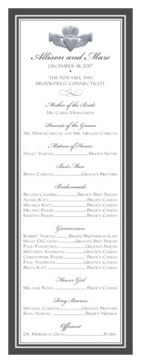 Silver Claddagh Border