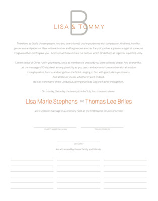 Brownstone Monogram 15